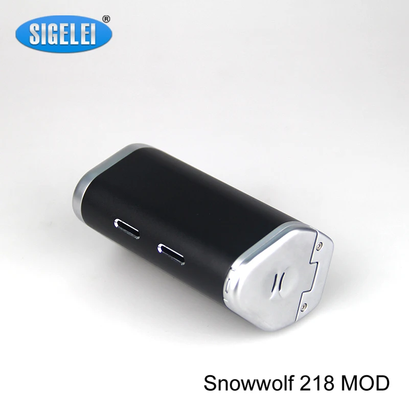 100% Оригинал Sigelei Snowwolf 218 Mod 0 1 3.0ohm 10 Вт TC электронные сигареты vape без аккумулятора