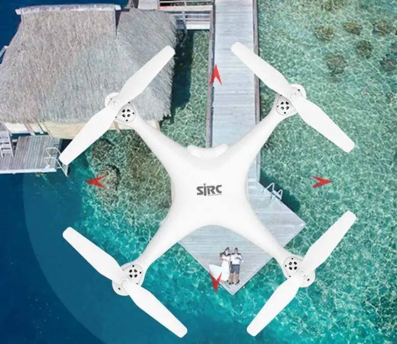 Оригинальный SJRC S20W GPS Трансмиссия RC Дрон Квадрокоптер вертолет с HD Wifi камерой VS s30w