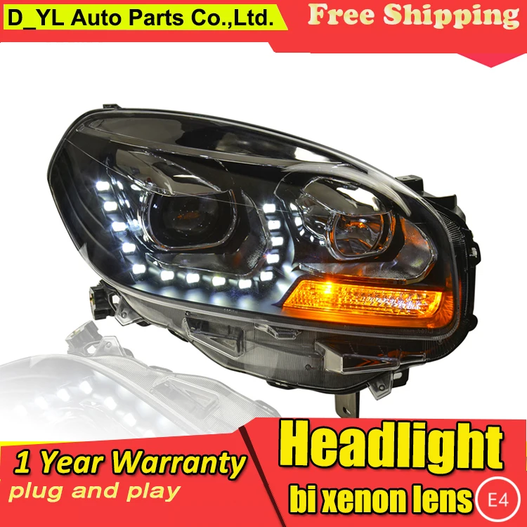 

Car Styling Headlights for Koleos 2012-2016 LED Headlight for Koleos Head Lamp LED Daytime Running Light LED DRL Bi-Xenon HID