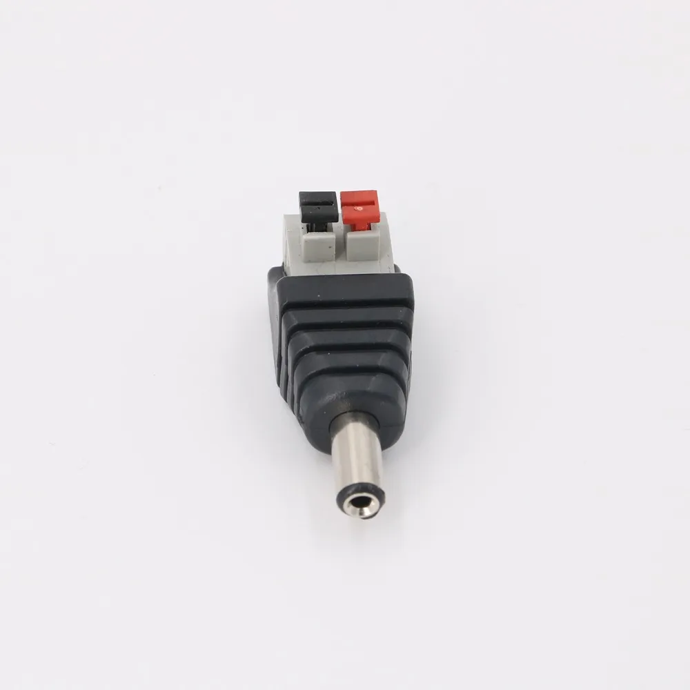 DC Jack Power Male Plug Adapter 5.5*2.1 Push Fastening Type Connector CCTV Camera Socket B14 Accessories G.Craftsman | Безопасность и