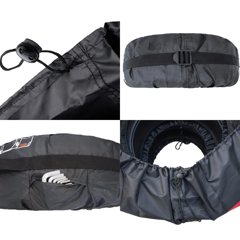 4 шт. автомобильные покрышки чехол полиэстер зима и лето шины сумка для хранения