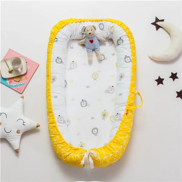 C5 Baby Nest Bed Portable Baby Nest Bed Crib Travel Newborns Cots Nursery Sleep Nest Infant Cradle Baby Bassinet Children's Bumper Crib - Цвет: C5 Baby Nest Bed