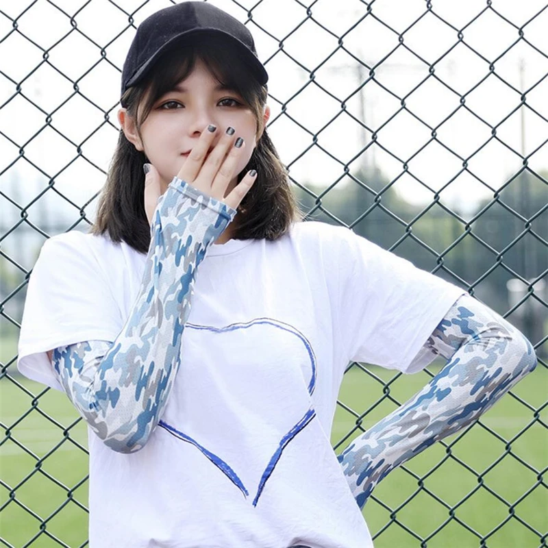 Велосипедные перчатки для мужчин и женщин Длинные защитные дышащие камуфляжные