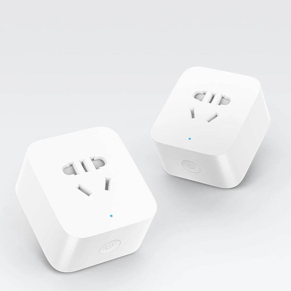Умная розетка Xiaomi Mi с Wi-Fi и таймером оригинальное умное управление двумя