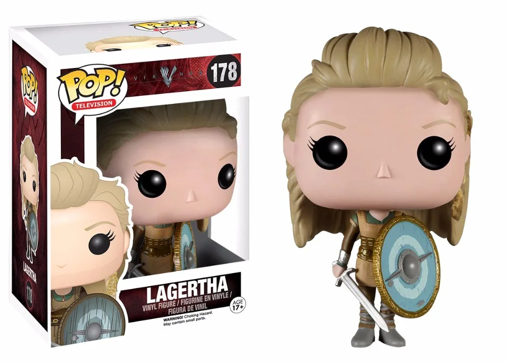 Экшн-фигурки Funko pop Vikings LAGERTHA 178 # RAGNAR LOTHBROK 177 коллекционные модели игрушки для детей