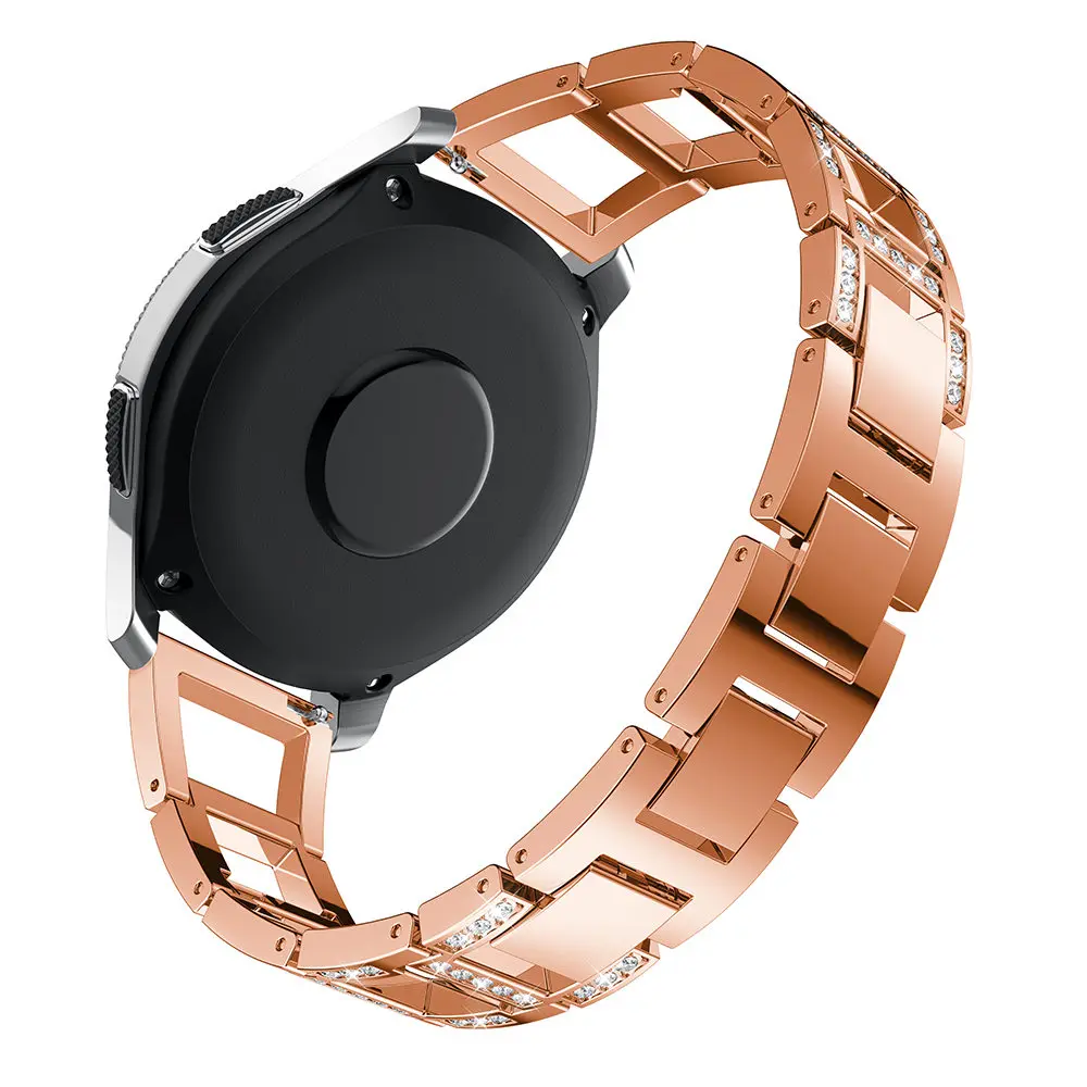 Для Samsung Galaxy Watch 46 мм нержавеющая сталь ремешок для часов металлическая замена