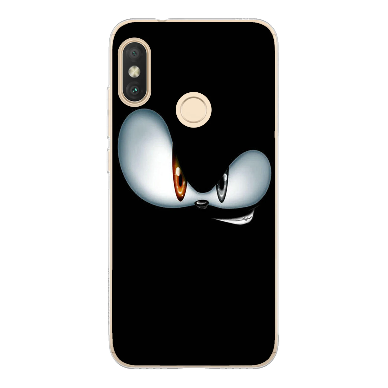 For Xiaomi Mi A2 Lite Case Cover 5.84&quot Soft TPU Silicone Cool Middle Finger Smiley Teeth Cat Saw Panda Bear Painted Phone |