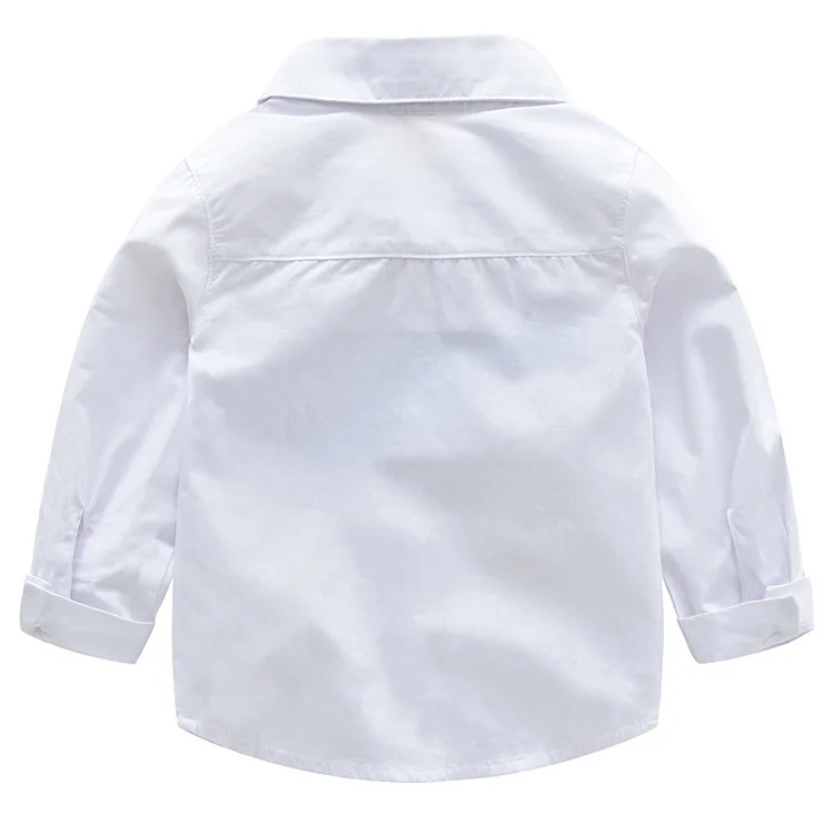 Весенняя детская одежда из 2 предметов для малышей Модная рубашка джентльмена с