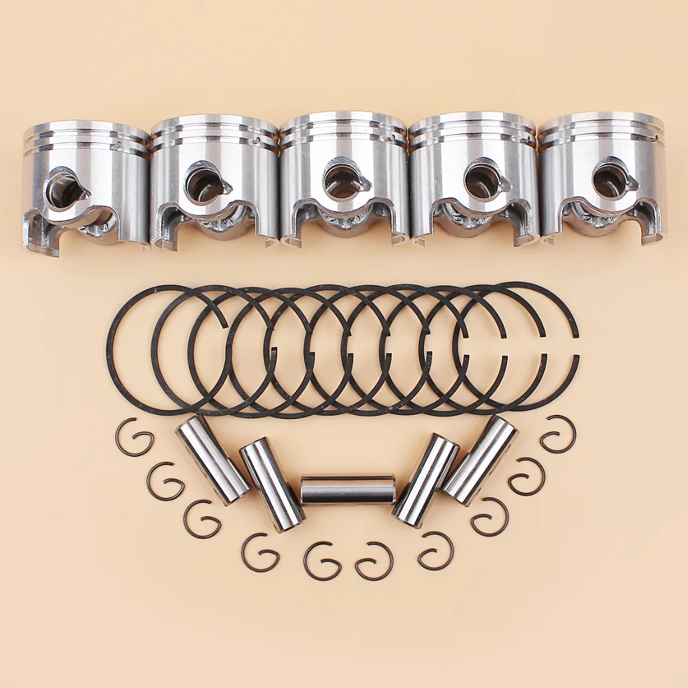Комплект поршневых колец для STIHL FS120 FS200 FS250 BT120 BT121 HT250 SP200 5 шт./лот детали двигателя