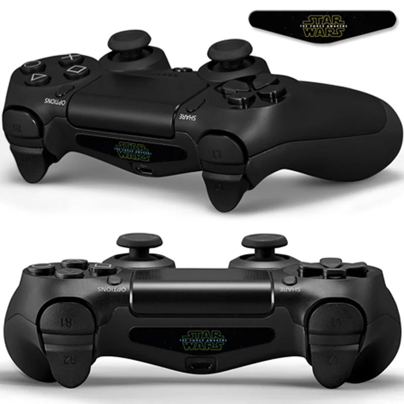 2 шт./лот светодиодный светильник штрих-наклейка для Playstation 4 PS4 пользовательская наклейка игровой светильник стикер для PS4 Dualshock контроллер