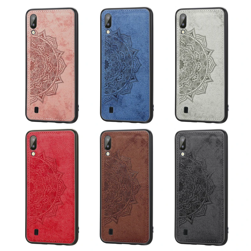 For Samsung Galaxy M10 Cover Case 3D Luxury Cloth Fabric Phone | Мобильные телефоны и аксессуары