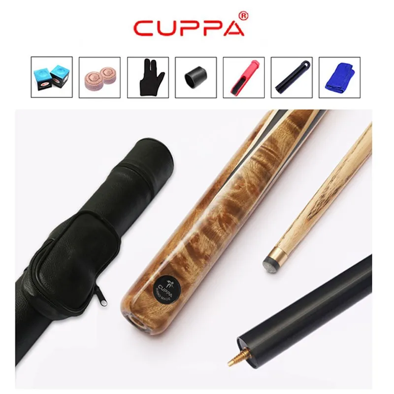CUPPa 2020 Новое поступление Cuppa HY 3/4 Snooker бильярдный Стик 9 8 мм/11 5 мм наконечник с