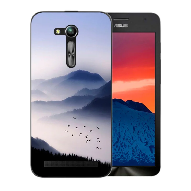 Чехлы для телефонов Asus ZB450KL матовый Ландшафтный узор Zenfone GO 2nd Gen ZB452KG ASUS_X014D 4 5 дюйма