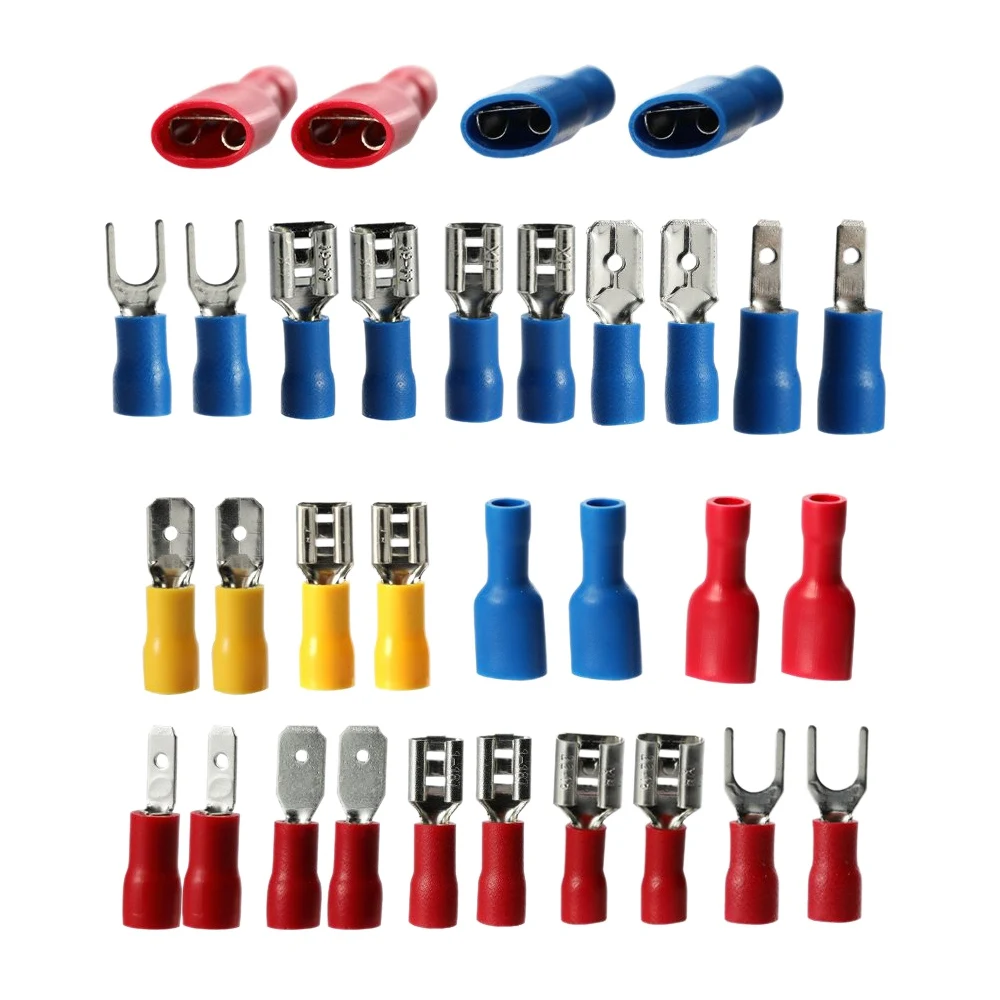 330Pcs Insulated Wire Terminals Connector Crimp Splice Hose Set Small comfortable to carry Easy use Fine | Обустройство дома
