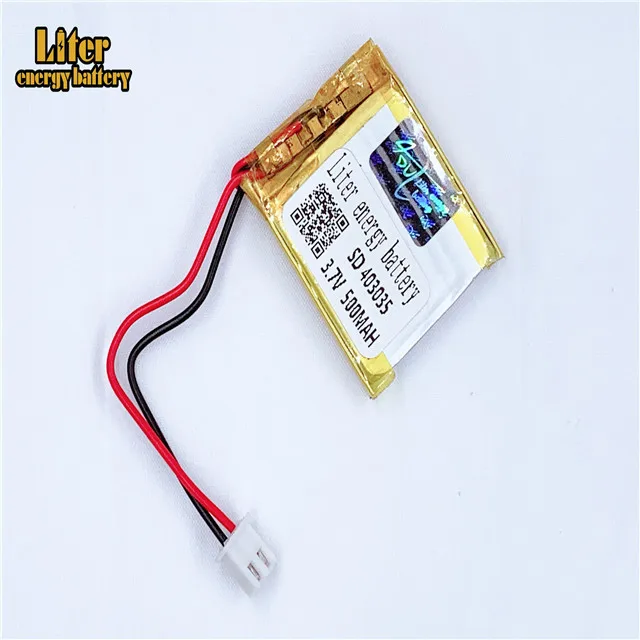 XHR 2P 2 54 3 7 V Колонка полимерная литиевая батарея 500mAh 403035|lithium battery|battery 600mahbattery battery |
