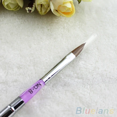 Горячий Размер 8 акриловая кисть соболиный розовый мраморный съемный акриловый