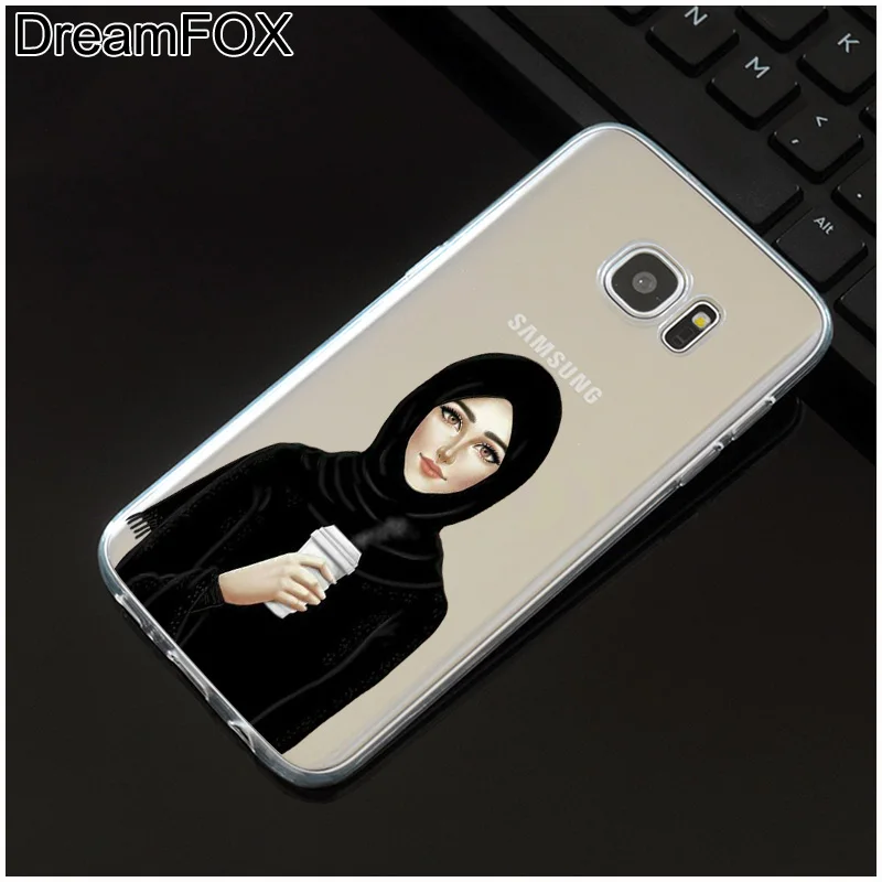 DREAMFOX M345 мусульманский женский Мягкий ТПУ силиконовый чехол для samsung Galaxy Note S 7 8 9 10