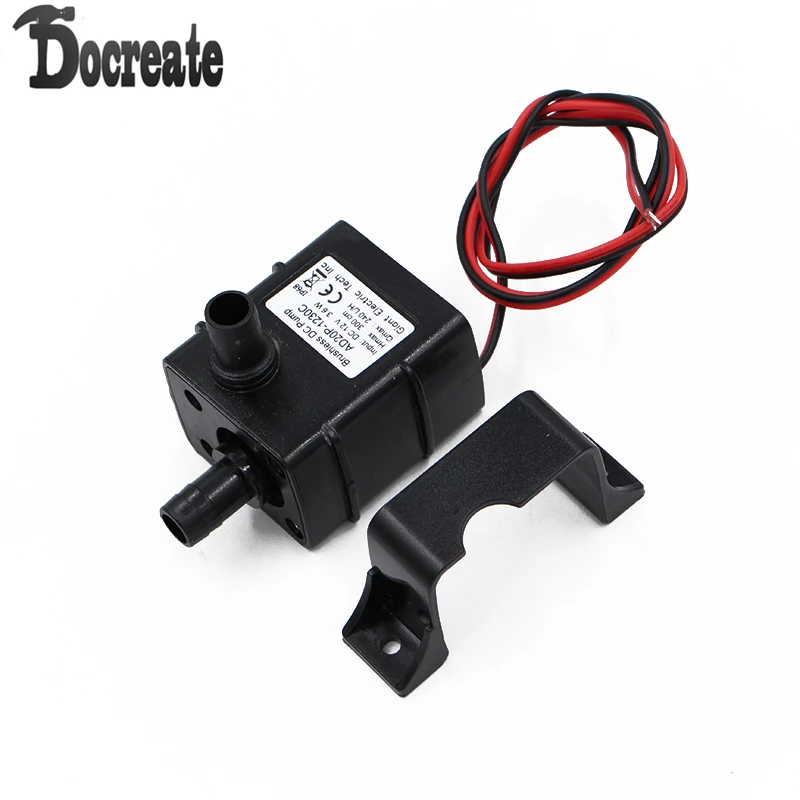 Мини DC12V 3M микро тихий бесщеточный мотор погружной водяной насос|submersible water pump|water