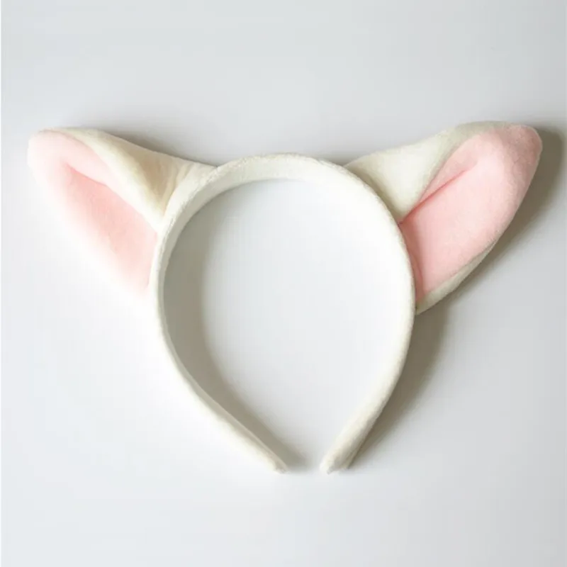 Новый кролик лиса Плюшевые Уши повязка на голову для девочки милый наголовный