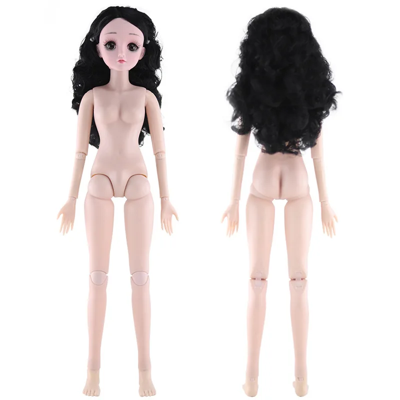 60 см 22 подвижные шарнирные BJD куклы белая кожа 3D глаза Обнаженная девушка игрушка кукла тело Обувь Аксессуары куклы игрушки для девочек подарок