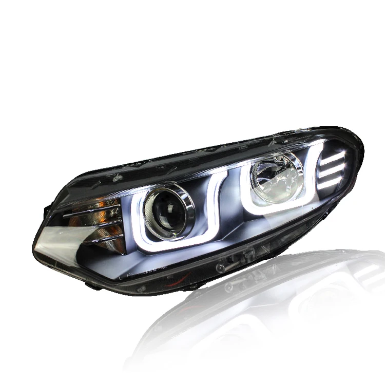 Новый фары “орлиные глаза” светодиодный DRL Биксеноновые линзы прожекторного