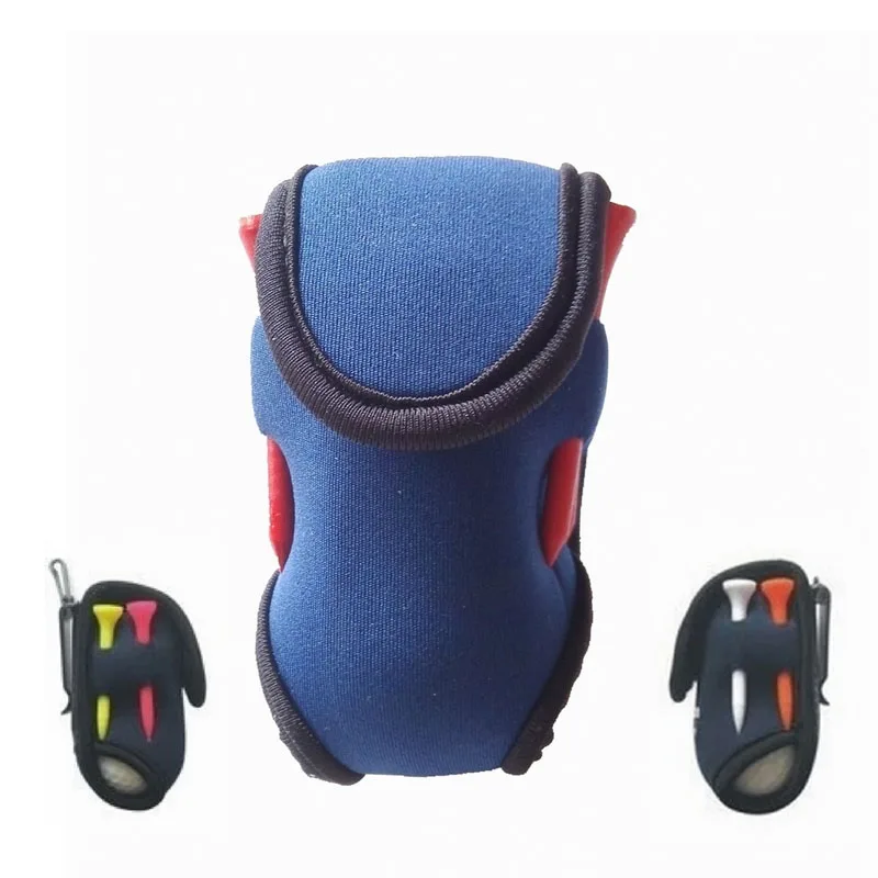 

Wholesale Dark Blue Golf Bag Golf Ball Small Waist Pack Small Bags Can Hold Two Balls Accessories Golf Ball Golf Tees AA
