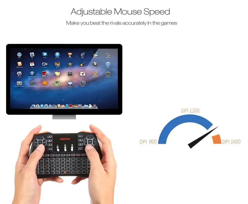 I8 Plus Russian Handheld Wireless Keyboard Flying Mouse Touchpad Lithium Battery gaming keyboard pc gamer | Компьютеры и офис
