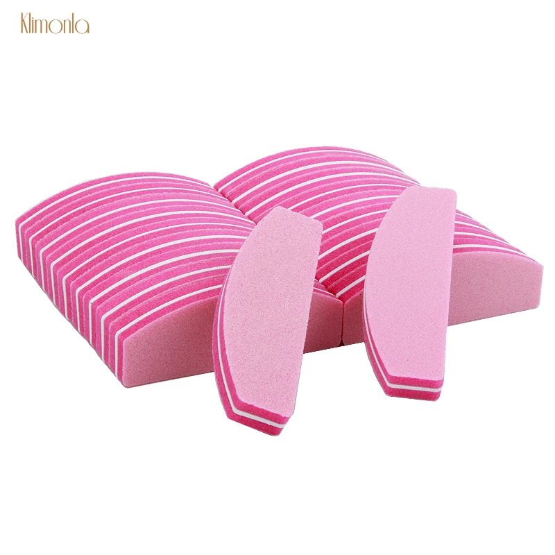 

50pcs Mini Sponge Nail Buffer Polish Blocks 100/180 Washable Nail File Sanding Buffers DIY Salon Manicure Pedicure Care Tools