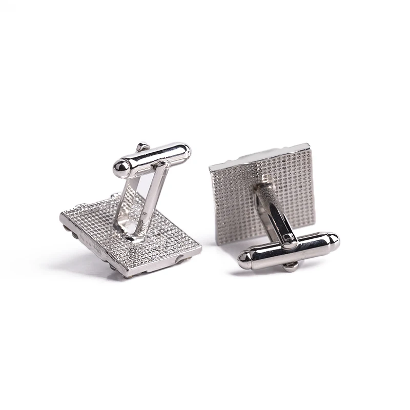 Запонки с кристаллами в элегантном стиле для деловых встреч и вечеринок|sleeve