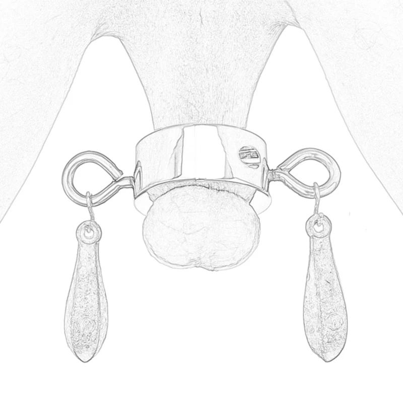 Beeger шарики для яиц Подвеска мошонки плюммет 50/100/150 г три размера|testicle balls|pendant ball |