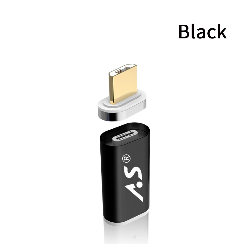 Магнитный микро USB адаптер для мобильного телефона для Android микро устройств Зарядное устройство и данных Магнитный адаптер для samsung/Xiaomi/huawe - Цвет: Black Kit