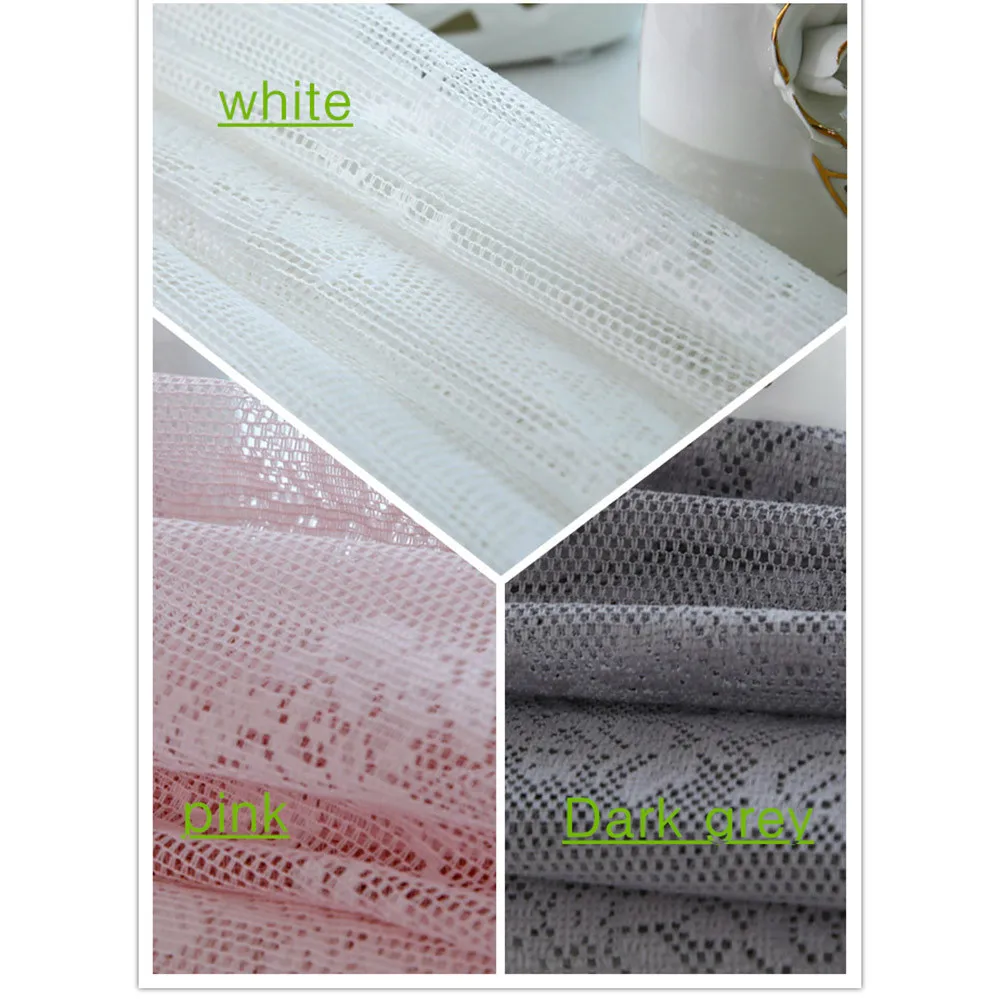Многоцелевой цветок кружева отвесный занавес тюль светильник передача лечение окна вуаль драпировка балдахин 1 панель ткань современный стиль