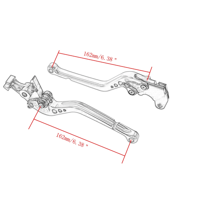 

For Suzuki GSXR600 GSXR750 GSXR 600 750 1997-2003 Yamaha XJR400 Adjustable Short Brake Clutch Levers