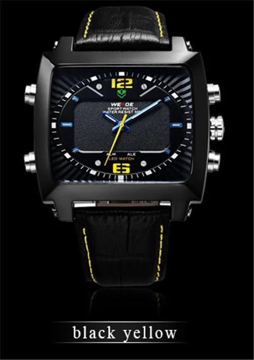 2015 Brand WEIDE 1104 Watches men Quartz wristwatch Military Dive 30m Multi-function LCD Display men's clock relogio masculino | Наручные