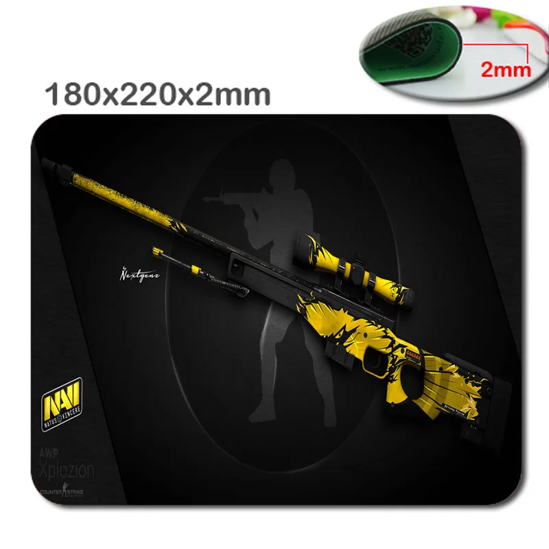 Mairuige Новое поступление DIY CS GO дизайн Мышь площадку резиновые компьютерный коврик
