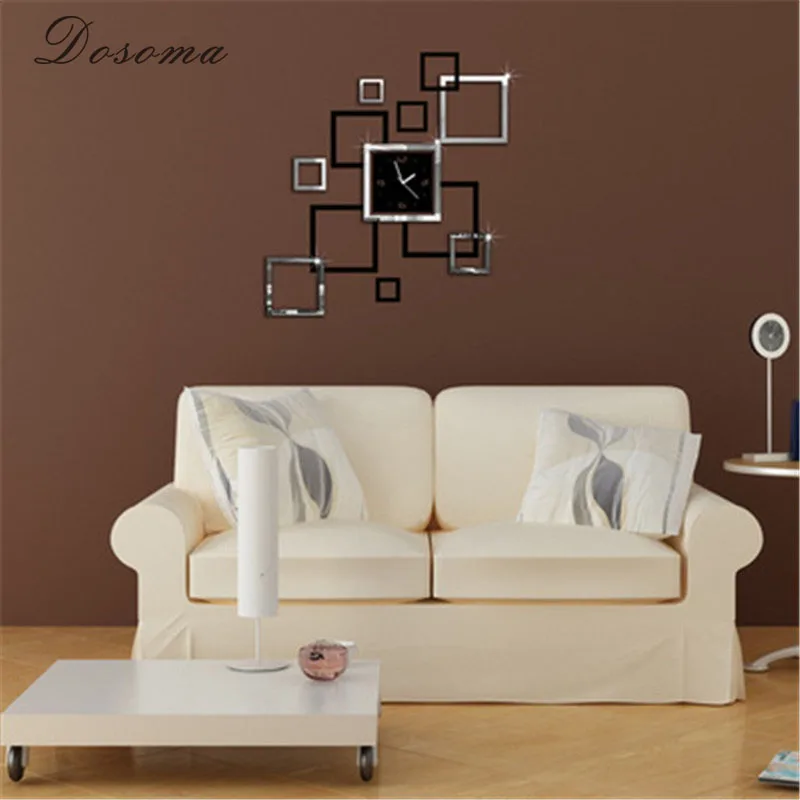 Короткие DIY кварцевые фото рамочные настенные часы современный дом стрелки
