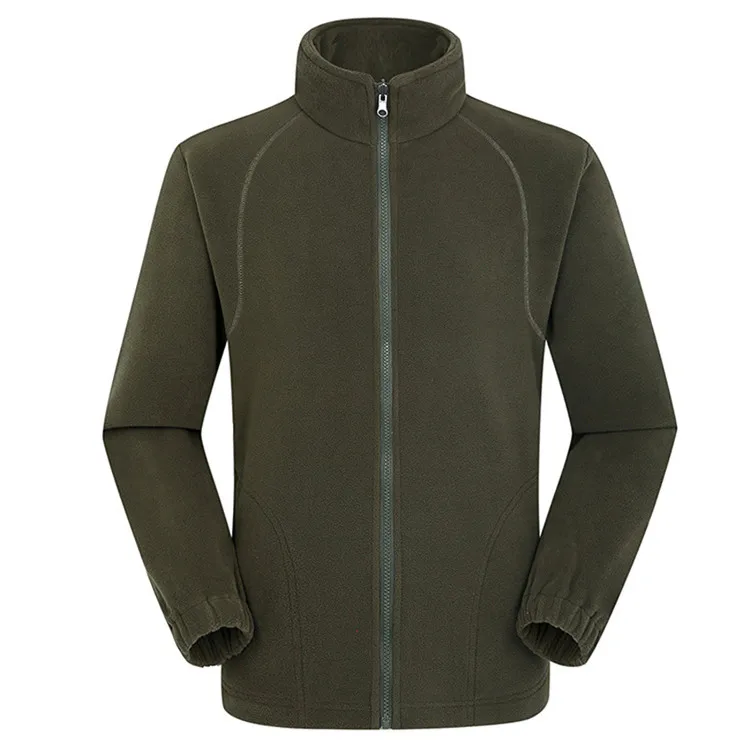 Men Army Green Зимняя флисовая куртка для мужчин и женщин, для спорта на открытом воздухе, термальная, для походов, кемпинга, альпинизма, женское, мужское пальто, VA203 - Цвет: Men Army Green