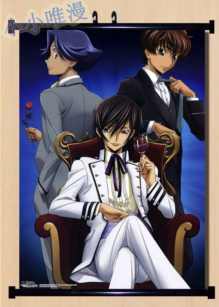Аниме декоративная картина код Geass: Lelouch of the rebel Lamperouge & knight seven домашний декор