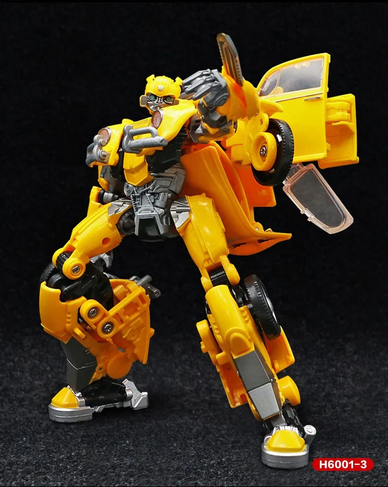 Black Mamba Transformation BMB H6001-5 SS BEE 28CM Oversize Movie Action Figure Alloy Robot Toys - Цвет: 6001-3(no retail box
