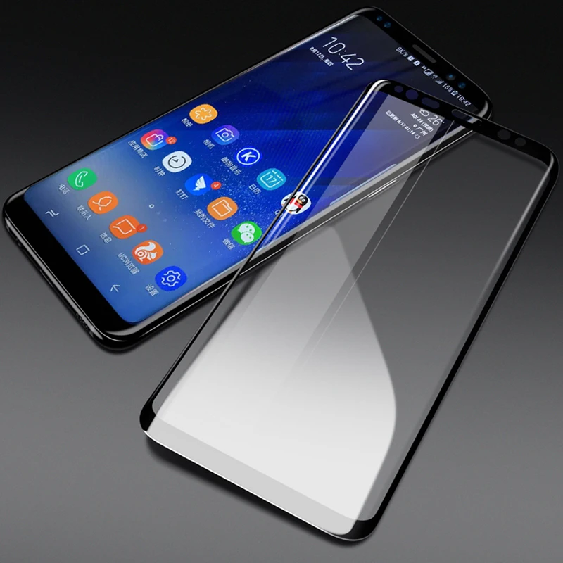 Защитное стекло закаленное для Samsung S10/S10e/S6/S7 Edge/S8 Plus/Note 8/9 | Мобильные телефоны и