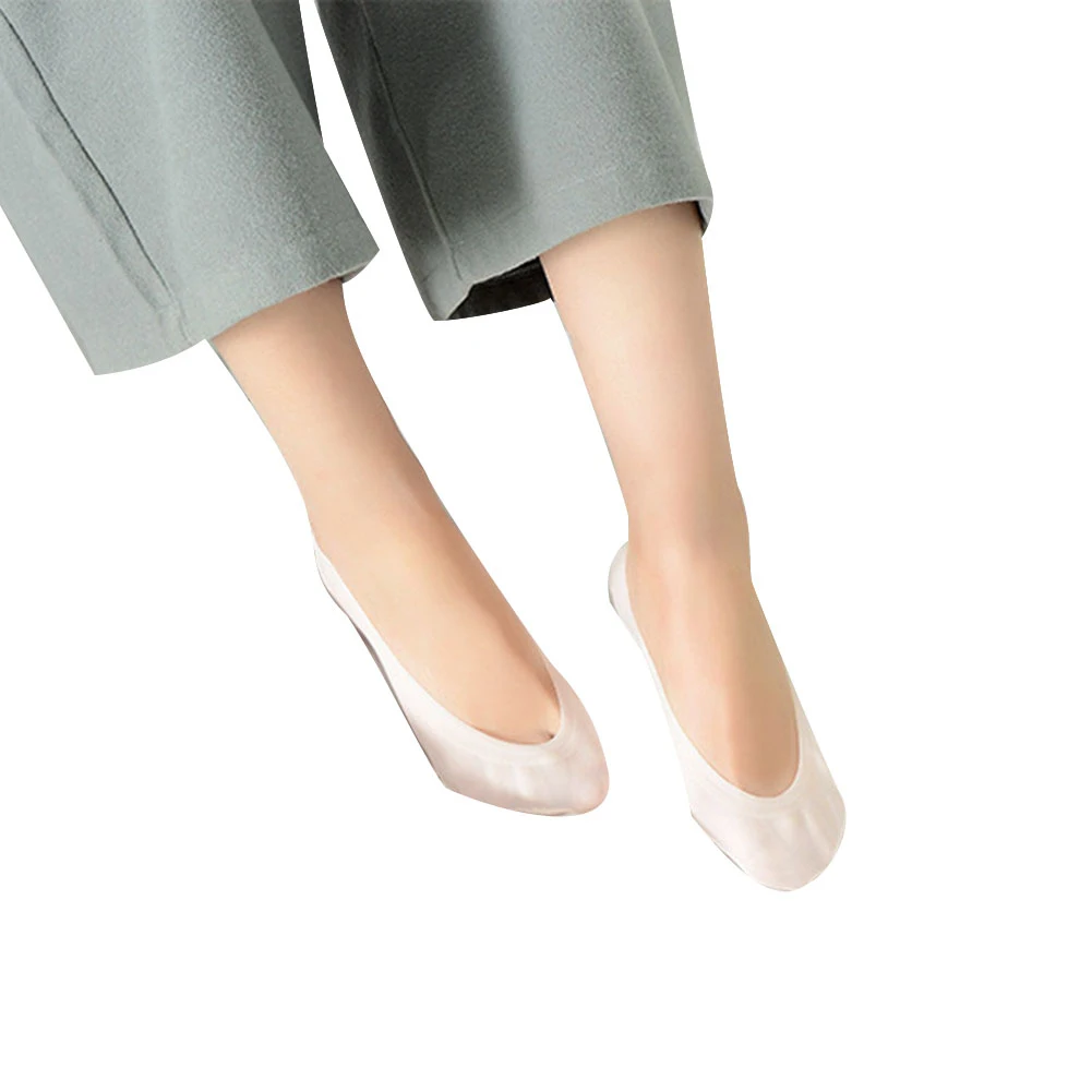 Женские короткие сплошной цвет невидимый тренер балерина Footsies мягкие носки-башмачки
