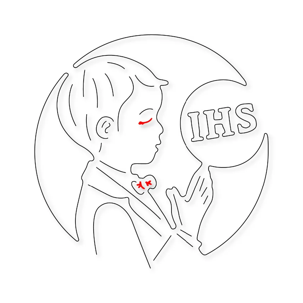 Ufurty ручная работа металлические резные штампы Новинка 2019 IHS мальчик молитва