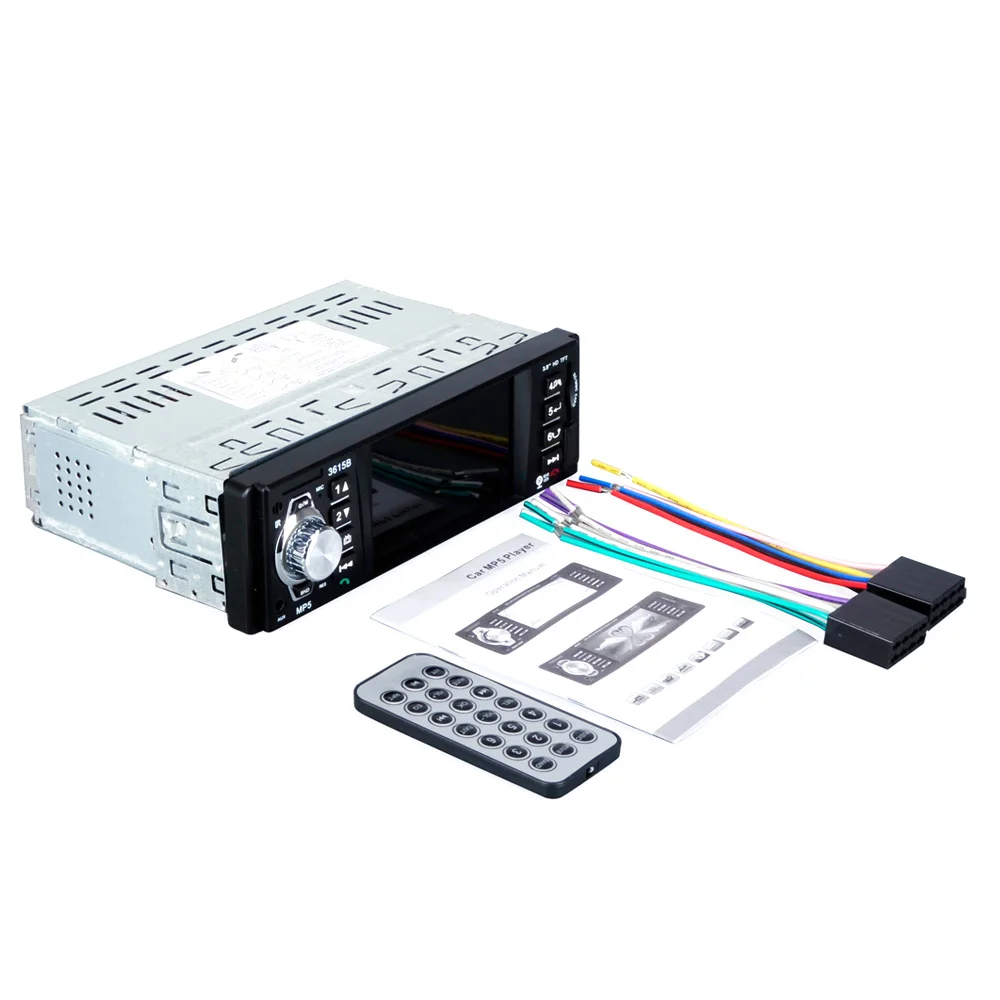 3615B 3 9 дюйма TFT Автомобиль MP5 Многофункциональный плеер автомагнитолы Bluetooth MP3 MP4 FM