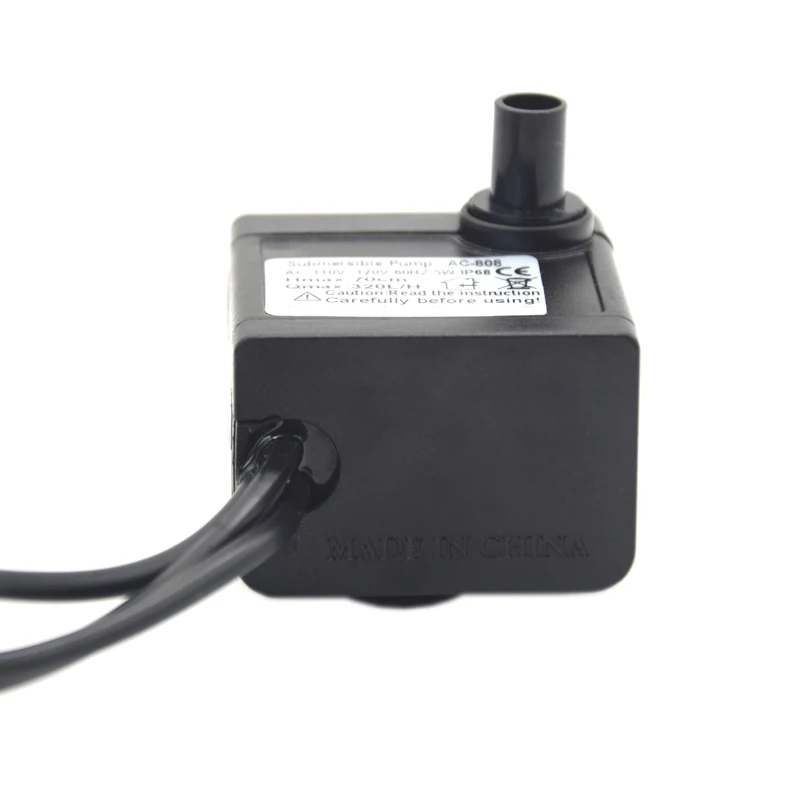 US Plug AC 110V 5W погружной водяной насос аквариум фонтан Пруд микро мини бак