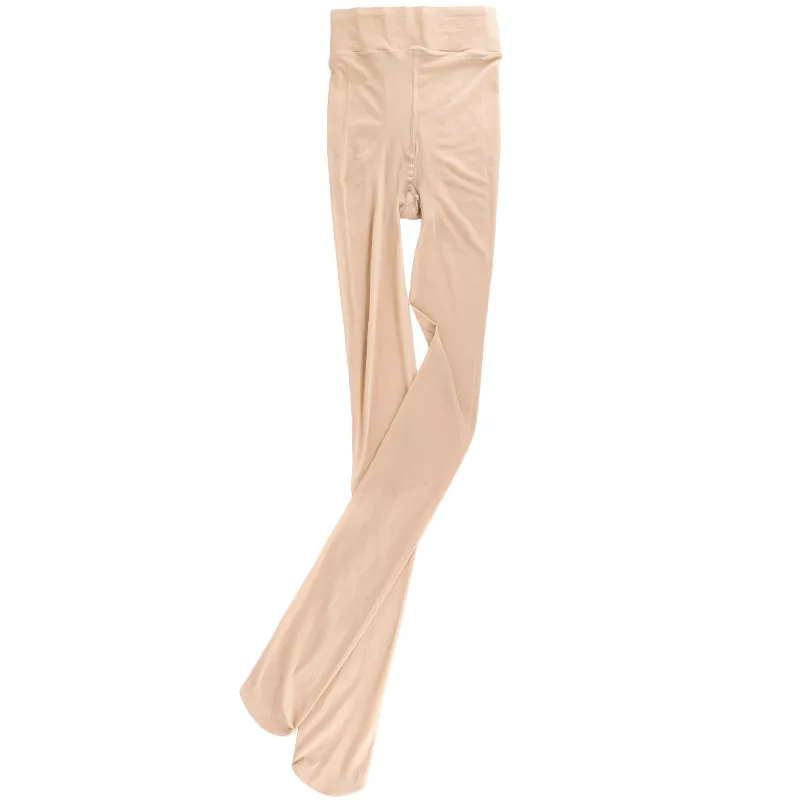 

Nude Glossy Glitter Stockings Women High Elastic Pantyhose Oil Shiny Latin Dance Tights 70D