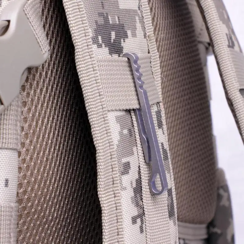 Multi EDC Titanium Alloy Rattlesnake Hanging Buckle Key Chains Portable Quick draw Ring | Украшения и аксессуары