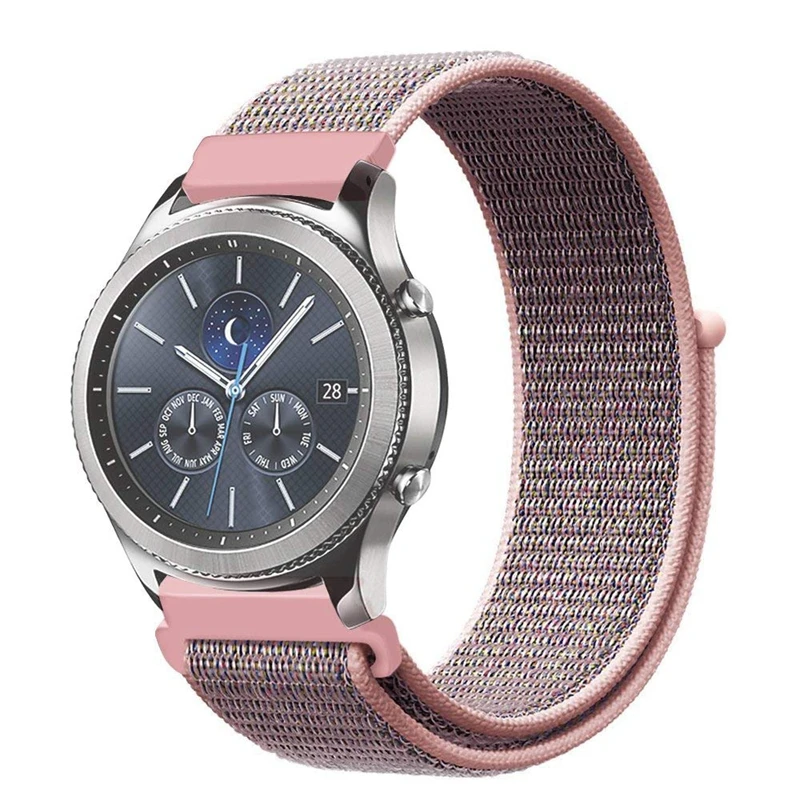 Нейлоновый Ремешок Для Xiaomi Amazfit ремешок Bip для Amazfit Stratos 2 2s Pace ремешок для huawei Watch GT полосы для samsung Galaxy
