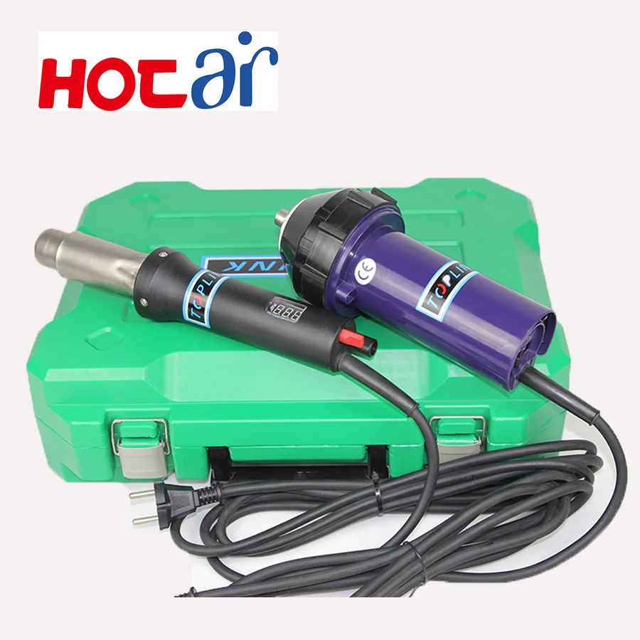 Фото Пластиковый пистолет горячего воздуха ПВХ сварочный набор HDPE геомембрана Пластиковый пистолет горячего воздуха ПВХ сварочный набор HDPE геомембрана