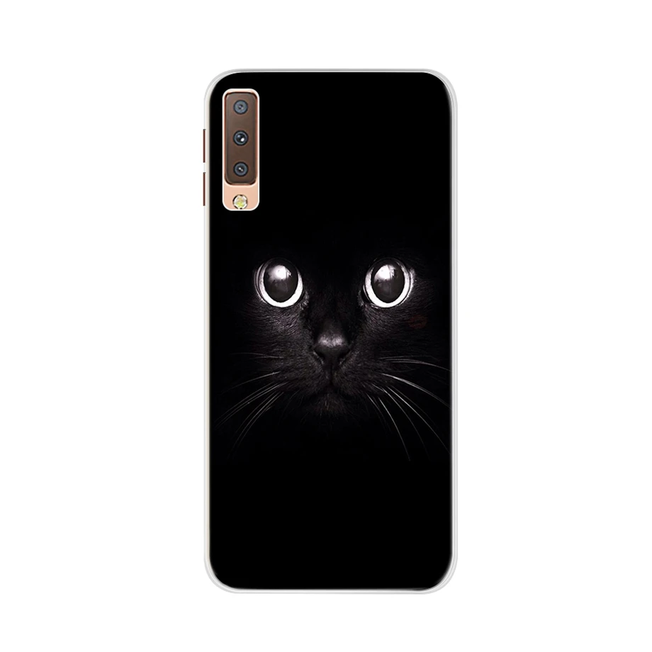 Для samsung A7 чехол Мягкая силиконовая задняя крышка милый мультяшный чехол для телефона для samsung Galaxy A7 A 7 A750 A750f чехол бампер