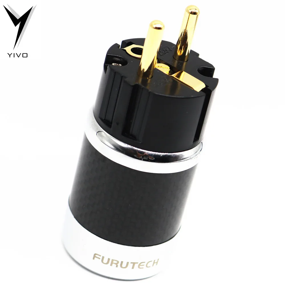 YIVO аудио Hi end HIFI углеродное волокно позолоченный Чистая медь переменного тока
